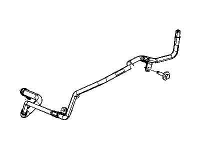 Dodge 4677585AG HOSE AND TUBE Heater Return