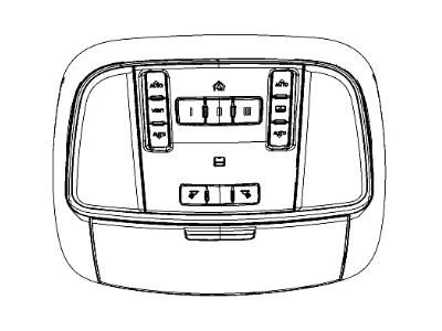 2012 Jeep Grand Cherokee Dome Light - 1UC731DAAA