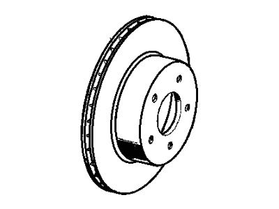 Jeep Brake Disc - 2AMV8672AA