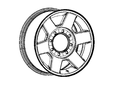Ram 2500 Spare Wheel - 1UD27AAAAA