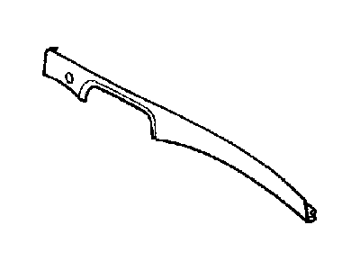 Chrysler 4698818AB BEZEL Instrument Panel Upper