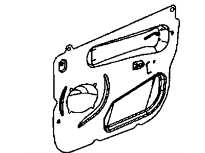 Mopar 55394026AK Insulator Front Door