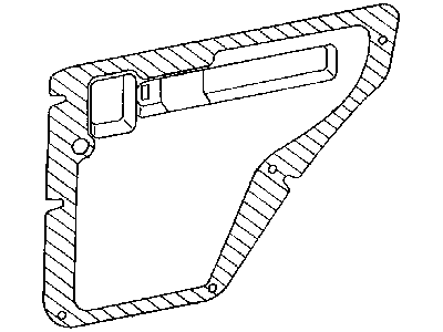 Mopar 55235986AB Water Dam Rear Door