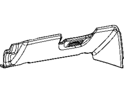 Dodge Steering Column Cover - 5LX97DX9AD