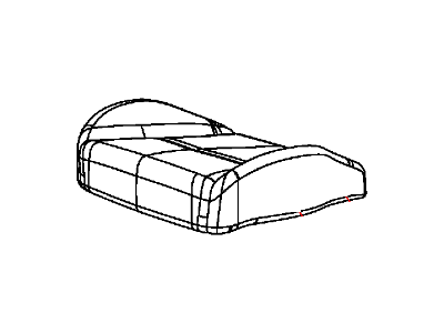 Chrysler 1WU47DX9AB Headrest - Front