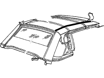 Chrysler 4864761 BOW Folding Top Number 3