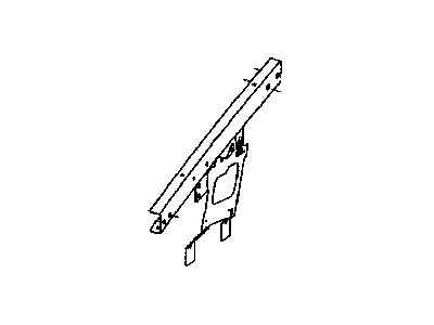 Chrysler 4786122AD BEAM Hood Side