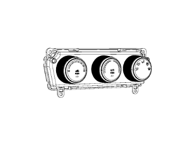 Ram 5NC23DX9AC CONTROL A/C And Heater