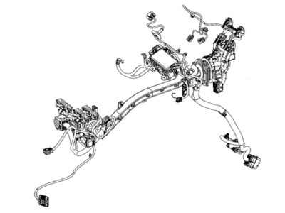Ram 68394655AD WIRING Dash Left