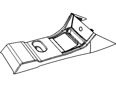 Dodge 5175384AB CONSOLE Forward