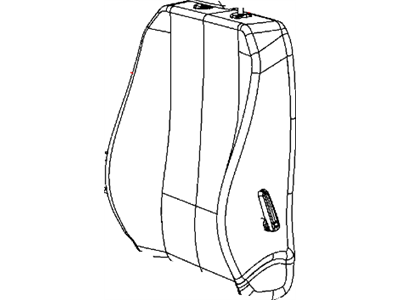 Mopar 5RX52DX9AA Cover Front Seat Back