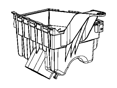 Mopar 68102372AB Air Cleaner Body, Lower