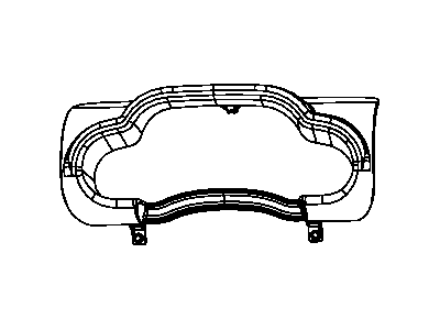 Jeep 5KD001DVAA BEZEL Instrument Cluster