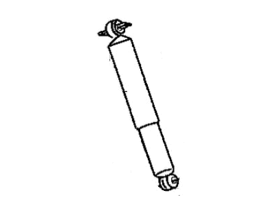Jeep 52088651AJ SHOCK ABSORBER Suspension Rear