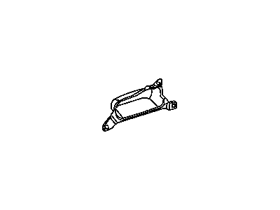 Mopar 55077958AA Bracket Bumper Lower Right