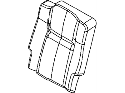 Jeep 1PZ90BD1AA COVER Rear Seat Back Left