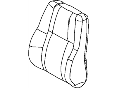 Dodge 5RV46GT5AC COVER Front Seat Back