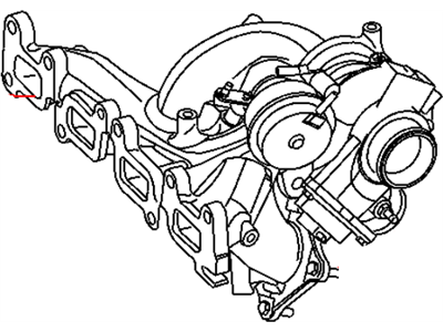Chrysler 4884283AB TUBE Turbo Water Return