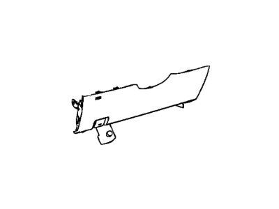 Dodge Steering Column Cover - 1QY37LTUAD