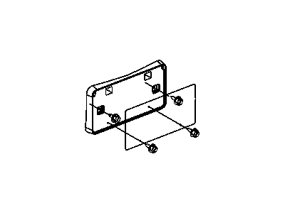 Mopar 57010778AA License Plate Kit