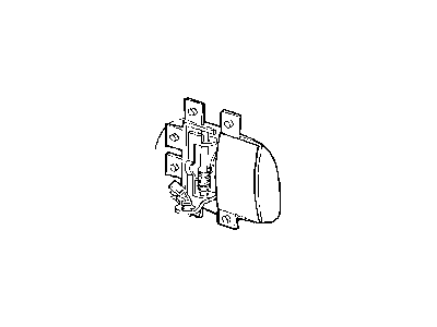 Mopar 5JD451J8AD Handle, Inside, Front Inner Driver Side