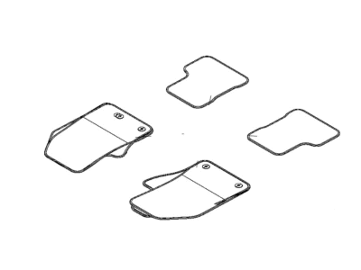 Jeep 82214324 Mat Kit - Floor - Complete