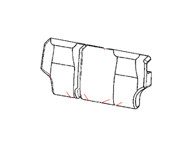 Mopar 1QC45XDVAA Cover Rear Seat Back 40%