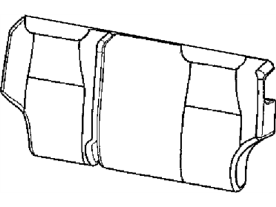 Jeep 68058063AA FOAM Seat Back