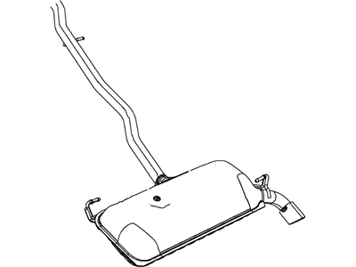 Jeep Exhaust Pipe - 68142882AB