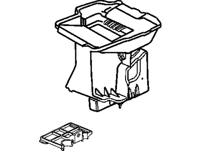 Dodge 5019182AA HOUSING A/C and Heater Lower