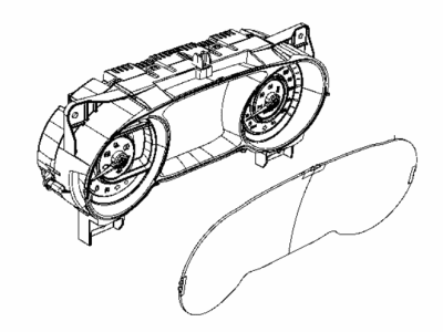 Jeep 68377780AD Cluster - Instrument Panel