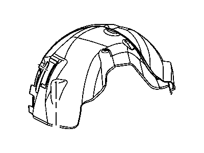 Chrysler Aspen Wheelhouse - 55078071AF