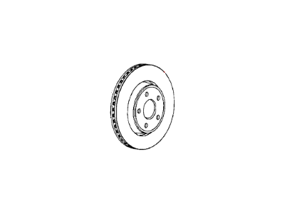 Mopar 5181513AB Rotor Brake Front