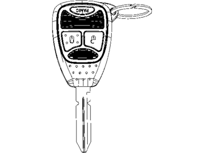 Mopar 68000603AB Key Blank With Transmitter