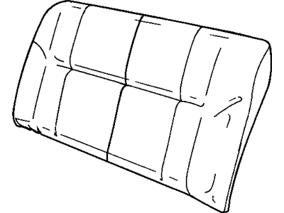 Chrysler YB671DVAA SEAT BACK Rear 60%