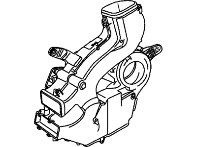 Dodge 5019181AA HOUSING A/C and Heater Upper