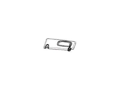 2017 Chrysler 200 Sun Visor - 5NN93DX9AH