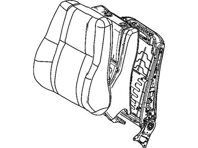 Jeep 4610195AA FRAME Front Seat Back