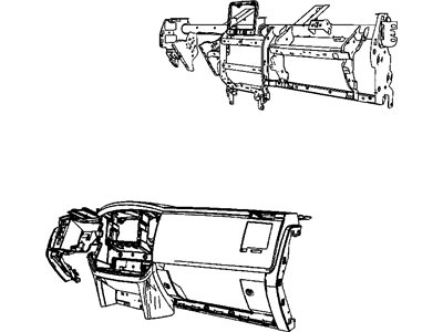 Dodge 1CX291DHAA PANEL Instrument