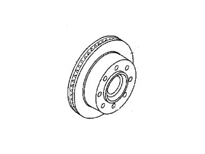 Mopar V5011050AA Rotor Brake Front