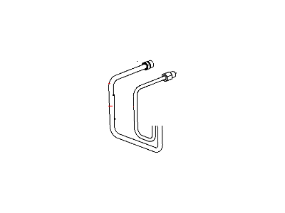 Jeep Wrangler Brake Line - 52129150AC
