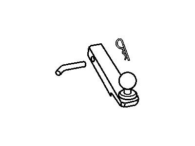 Jeep 4549284 ADAPTER KIT Ball Mount