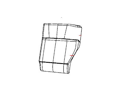 Dodge 1TG17XDVAA COVER Rear Seat Back Left