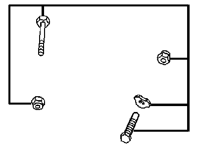 Mopar 5127535AA Strut Rod Mount Bolt