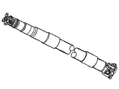 Dodge 52853161AB SHAFT Drive Rear 1-Piece