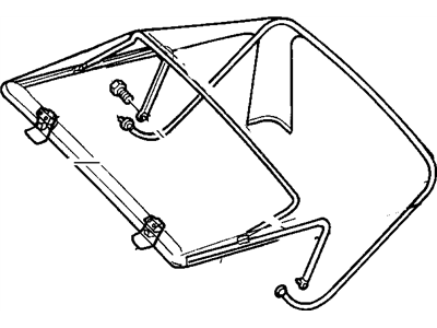 Jeep 4874281 BOW Folding Top Number 1