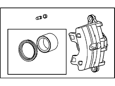Dodge Caravan Brake Caliper - 5139901AA