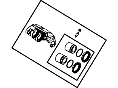 Ram Brake Caliper - 68049154AA