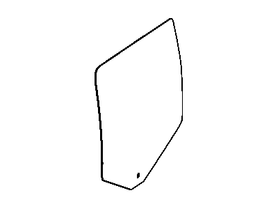 Dodge 55369150AB GLASS Rear Door