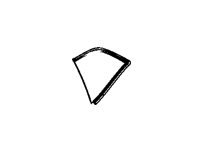 Dodge 4816145AB GLASS Quarter Window